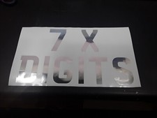 78mm silver chrome stick on - ,