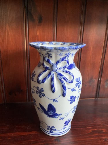 Regency vintage ironstone vase - vintage,