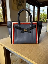 Autumn / Winter 2017 Mulberry Silky Calf & Croc Print Small Zipped Bayswater Bag