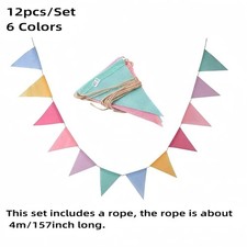 Waterproof triangle flags - triangle,