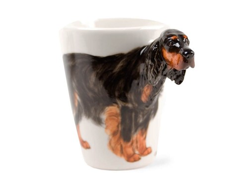 Blue witch handmade coffee mug - blue,