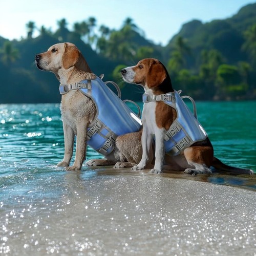 Dog life jacket pale - life,