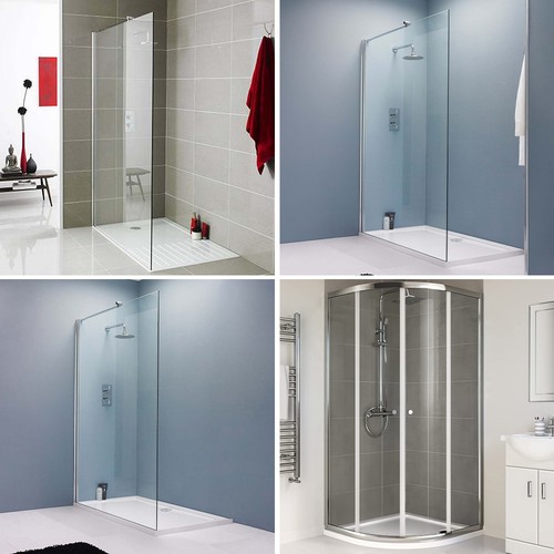 Bathroom shower screen - bathroom,