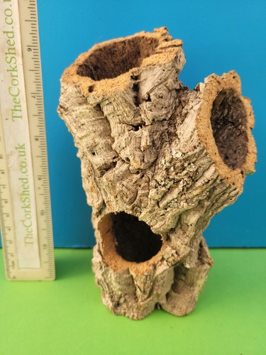 Cork bark tube - cork, 16cm