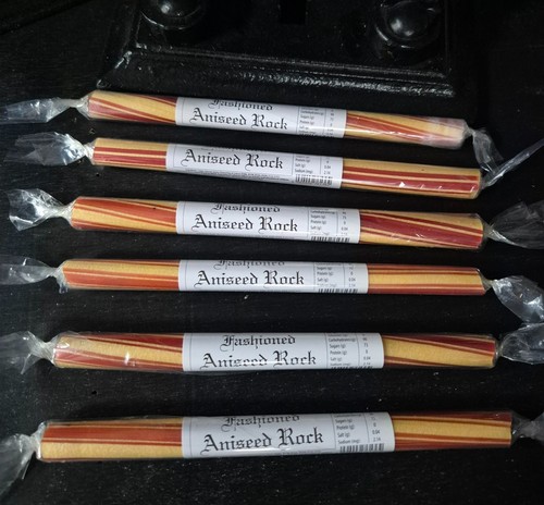 Blackpool rock sticks aniseed - blackpool,