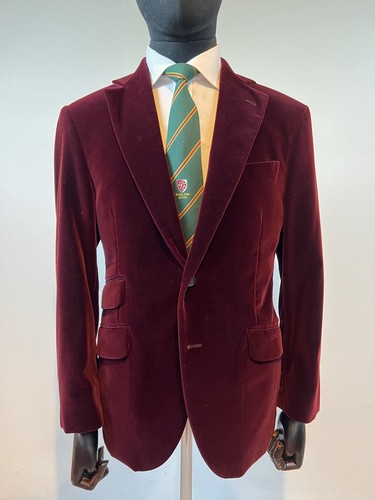 Hackett soft burgundy velvet - soft,