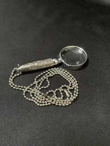 Silver played magnifying glass - silver,