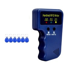 125Khz RFID Card Reader+6 Keyfobs Kit Copier Writer Duplicator Programmer7573