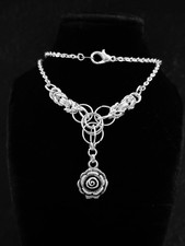 Handmade chainmail necklace