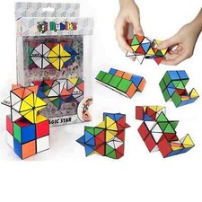 Rubik's Cube Magic Star 2 Piece Set 3D Puzzle Solving Mind Game Brain Teaser Toy