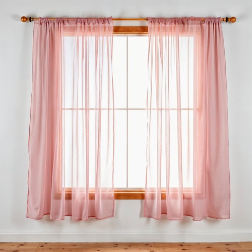 Voile curtains pair - voile, 2