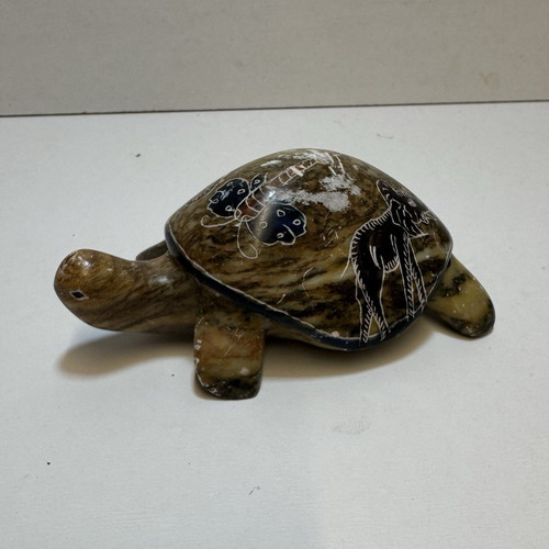 Soap stone turtle - stone,