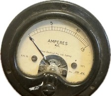 Paton Electrical ammeter model RN35 (c1940s)