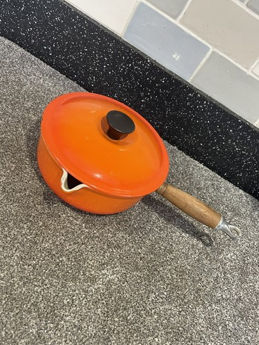 Creuset pan volcanic - le, orange