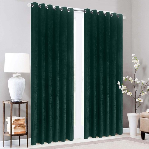 Thick velvet blackout curtains - blackout,