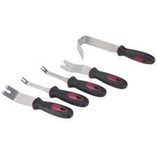 5 PCS Car Door Metal Head Trim Panel Dash Installation Removal Pry Tool Kit GB