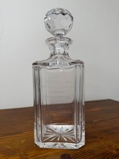 Engraved Crystal Decanter 1991