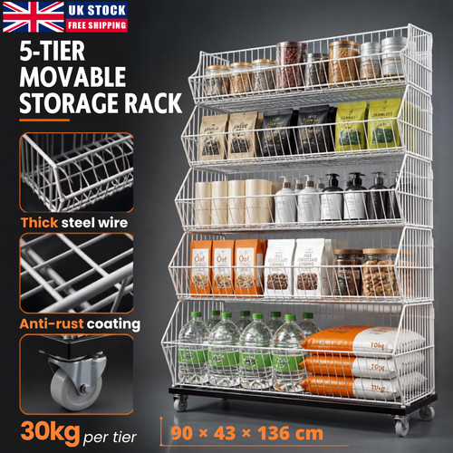Tier stackable slanted - 5‑tier,