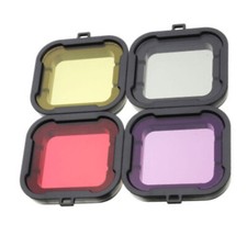 Underwater Colorful Dimmable Diving UV Filter Lens Cover Kit For GoPro Hero 4 3+