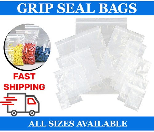 Reusable grip seal clear - reusable,
