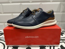 Pikolinos Corbera Men’s Casual Navy Blue Leather Shoes UK Size 8 EU 42 NEW