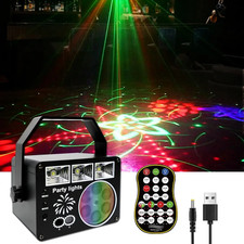 Led Rgb Projector Stage Light Mini Patterns Laser Dj Disco Party Ktv Club Lights