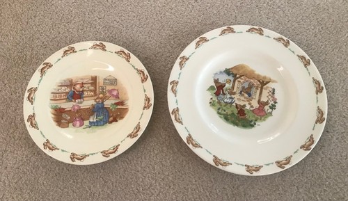 Two vintage bunnykins royal - two,