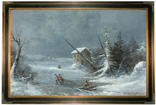 Krieghoff the blizzard 1860 - krieghoff,