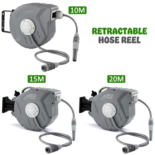 Wall mounted garden patio hose - wall,