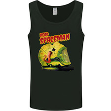 Dead Spaceman Astronaut Helmet Alien Mens Vest Tank Top