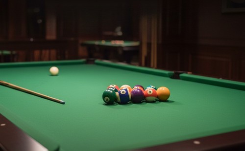 Billiard cloth pool table - pool, felt