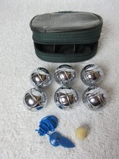 Mini Boules Game Set, 6 Silver