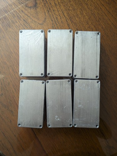 Aluminum stomp box enclosure - aluminum,