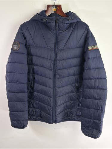 Napapijri aerons hooded puffer - aerons,