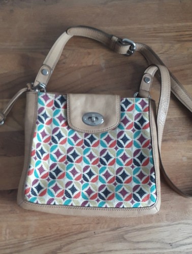 Fossil genuine handbag - genuine, cross