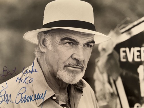 Sean connery signed photo - sean,