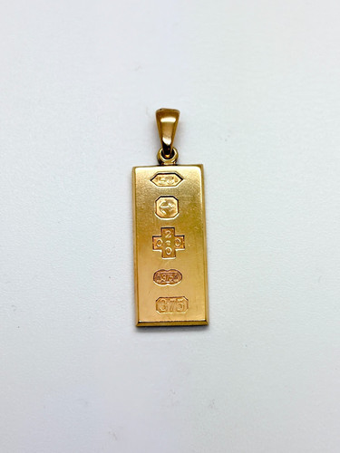 9ct yellow solid - 9ct, ingot