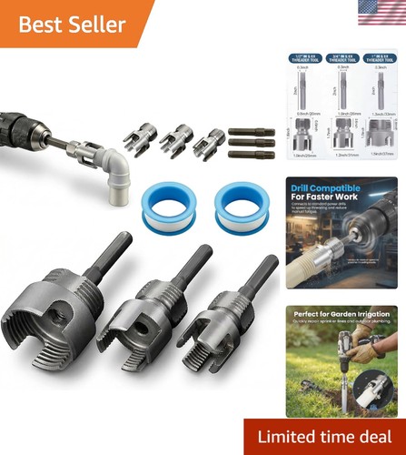 Pcs pvc pipe threader kit - pipe,