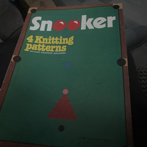 Snooker knitting patterns - snooker,