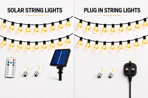 Solar g40 led festoon string - solar,
