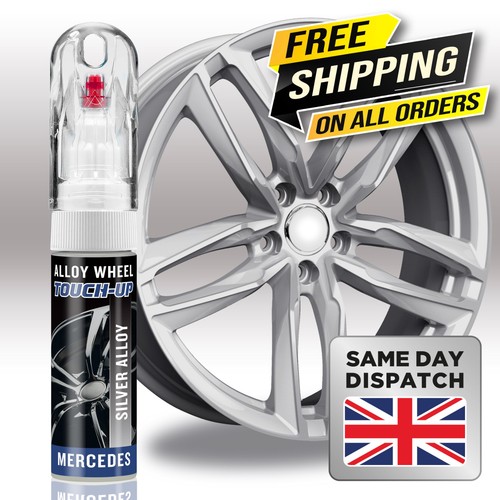 Mercedes silver alloy wheel - mercedes,