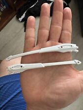 Oakley Racing Jacket Polished White OEM Replacement Arms