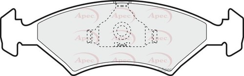 Apec brake pads rear r90 - apec,