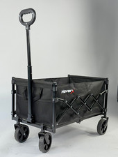 MoverX 70L Folding Camping Trolley, Garden Wagon, Festival Cart 100kg - Used