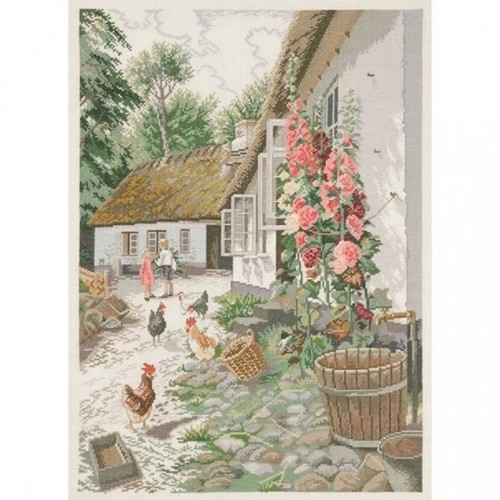 Permin hollyhocks counted - permin,