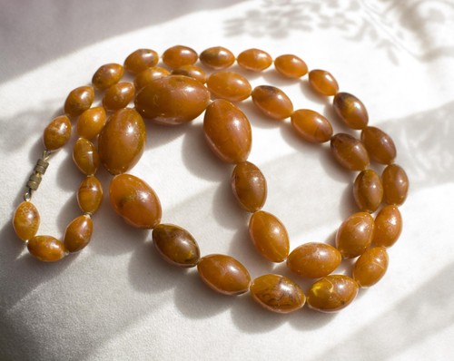 Antique butterscotch bakelite - butterscotch,
