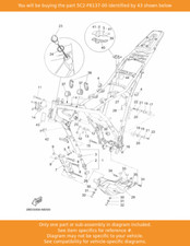 YAMAHA Label, 5C2-F6137-00 OEM