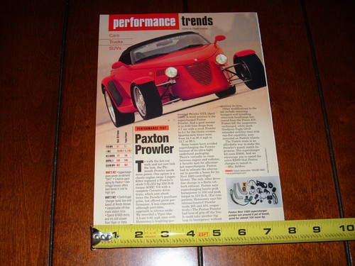 Paxton supercharged plymouth - paxton,