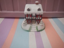 COALPORT 2001 MINIATURE HOUSE CHRISTMAS LODGE