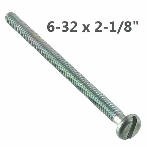 20pcs 1 8 steel - #6-32, 2-1/8"